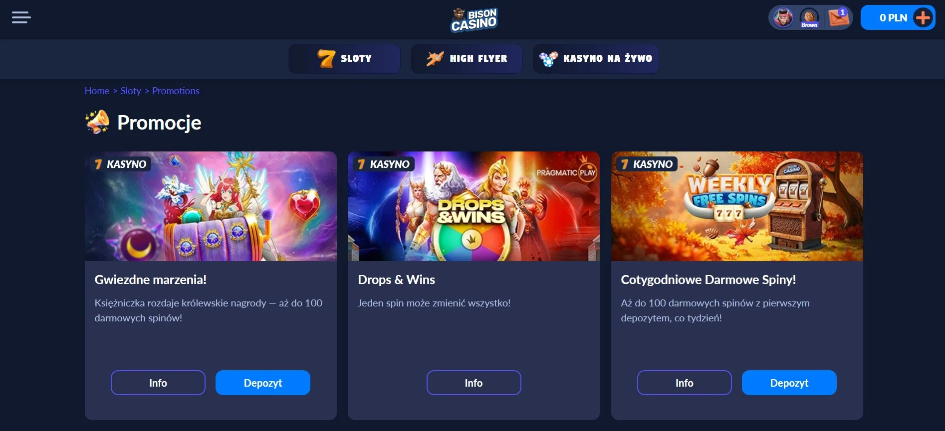 bison casino bonuses