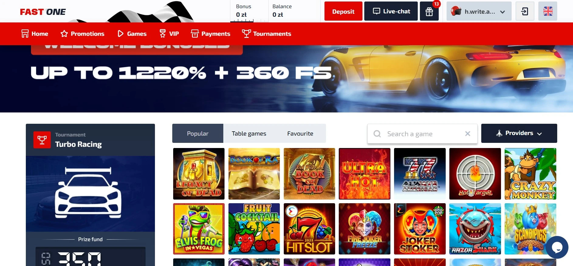 f1 casino main